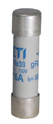 Запобіжник циліндричний ETI CH10x38 gR 25A / 900V AC / DC (2625035) - фото 1