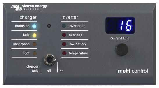 Панель Victron Energy Digital Multi Control 200/200A GX - фото 1