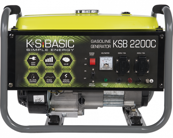 Генератор бензиновый Konner&amp;Sohnen BASIC KSB 2200C - фото 1