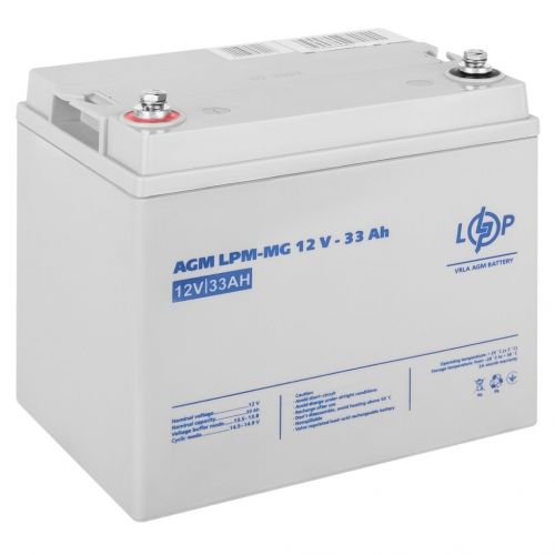 Аккумуляторная батарея  LogicPower AGM LPM-MG 12 - 33 AH - фото 3
