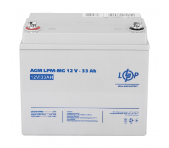 Аккумуляторная батарея  LogicPower AGM LPM-MG 12 - 33 AH