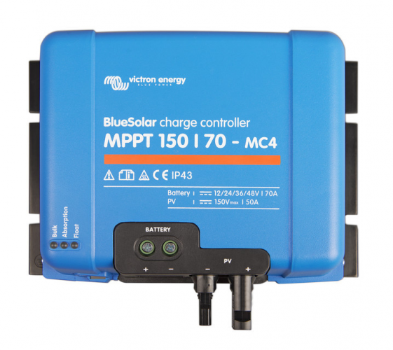 Контроллер заряда Victron Energy BlueSolar MPPT 150/70-MC4 - фото 1