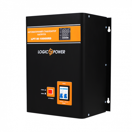 Стабілізатор напруги LogicPower LPT-W-10000RD Black - фото 1