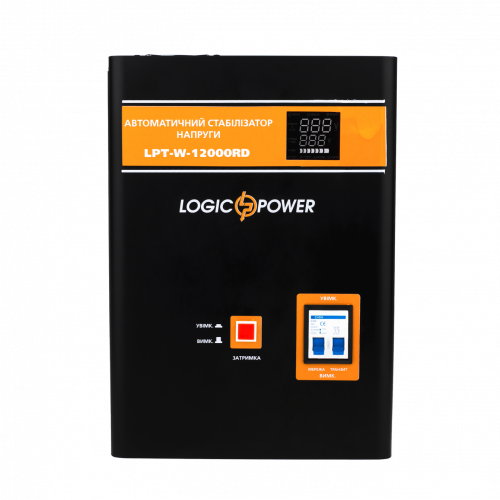 Стабілізатор напруги LogicPower LPT-W-12000RD Black - фото 3