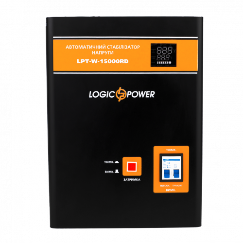 Стабилизатор напряжения LogicPower LPT-W-15000RD Black - фото 3