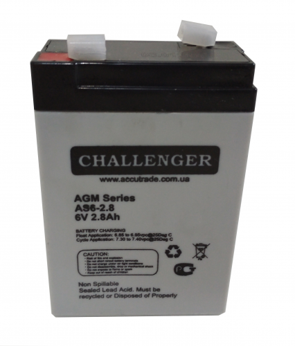 Акумуляторна батарея Challenger AS6-2.8 - фото 1