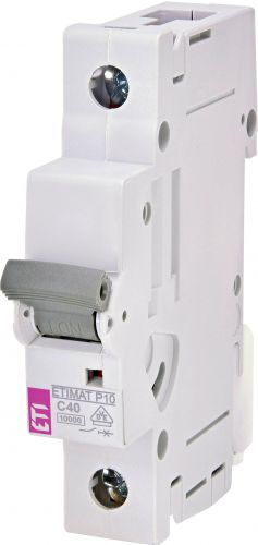 Автоматический выключатель ETI ETIMAT P10 1p C40 (274001103) - фото 1