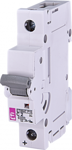 Автоматичний вимикач ETI ETIMAT P10-DC 1p C2 (260201108) - фото 1