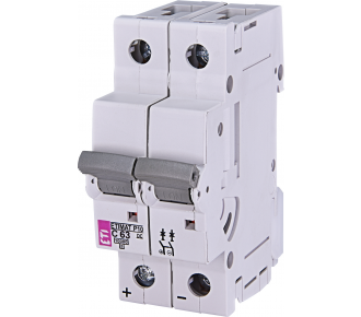Автоматичний вимикач ETI ETIMAT P10-DC 2p C63 (266321101)