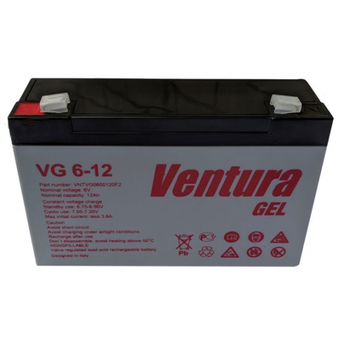 Акумуляторна батарея Ventura VG 6-12 Gel - фото 1