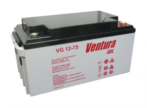 Акумуляторна батарея Ventura VG 12-75 Gel - фото 1