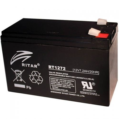 Аккумуляторная батарея RITAR RT1272B, 12V 7.2Ah (8220) - фото 1