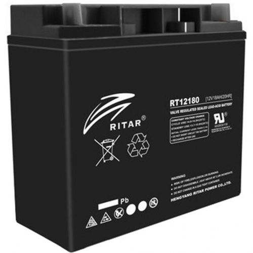 Аккумуляторная батарея RITAR RT12180B, 12V 18.0Ah (9842) - фото 1