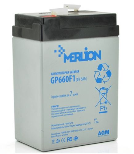 Аккумуляторная батарея MERLION GP660F1 (6000) - фото 1