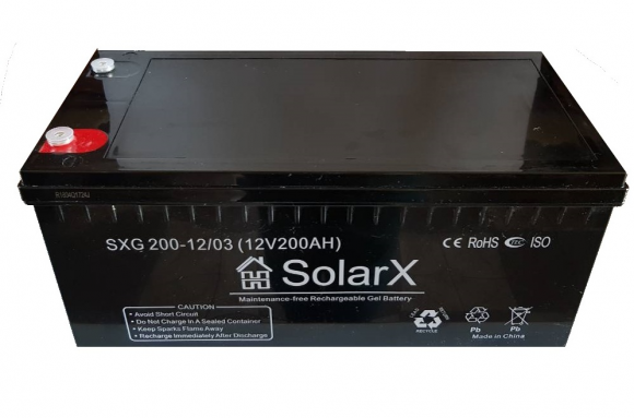 Аккумуляторная батарея SolarX SXG200-12 (12V 200Ah) - фото 2