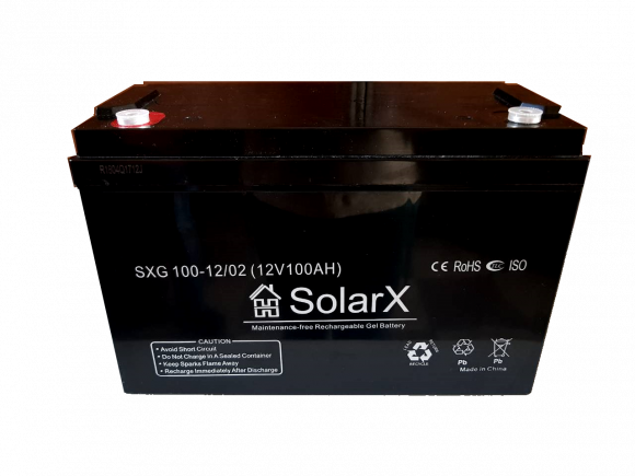 Аккумуляторная батарея SolarX SXG150-12 (12V 150Ah) - фото 1
