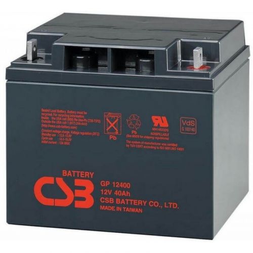 Аккумуляторная батарея CSB GP12400 12V 40Ah (4309) - фото 1