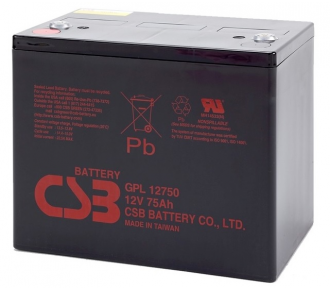 Акумуляторна батарея CSB GPL12750 12V 75Ah (3408)