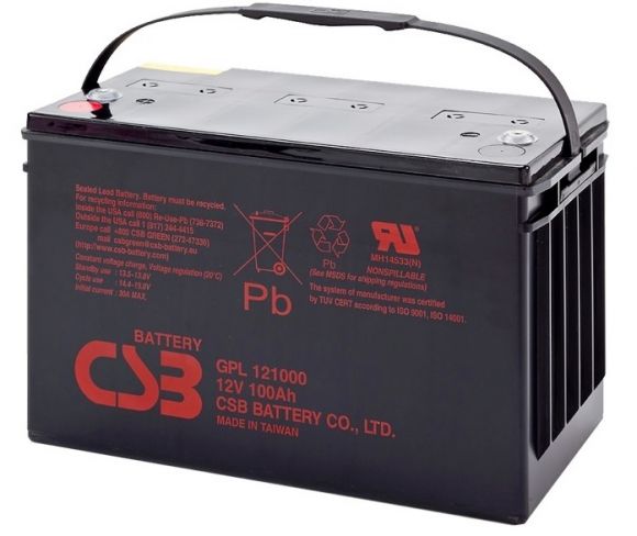 Аккумуляторная батарея CSB GPL121000 12V 100Ah (3406) - фото 1