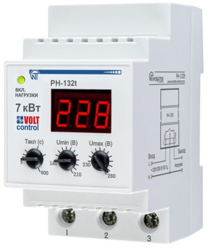 Реле напруги Новатек Volt Control РН-132T - фото 1