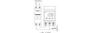 Реле напряжения Новатек Volt Control РН-140T (NTRN140T3) - фото 2