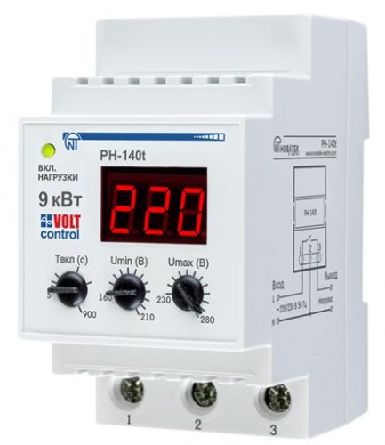 Реле напруги Новатек Volt Control РН-140T - фото 1