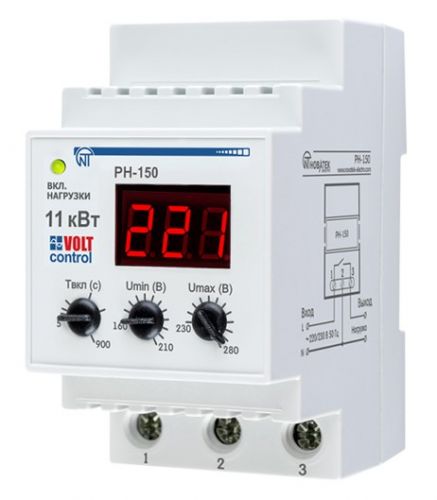 Реле напруги Новатек Volt Control РН-150 - фото 1