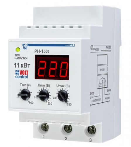 Реле напруги Новатек Volt Control РН-150T - фото 1