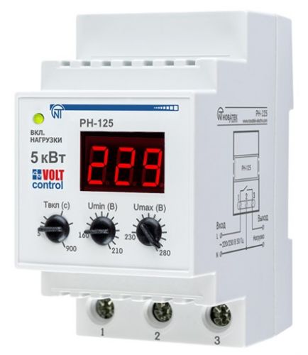 Реле напруги Новатек Volt Control РН-125 - фото 1