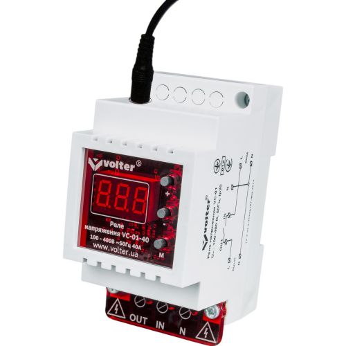 Реле контроля напряжения Volt-control VC-01-40T - фото 1