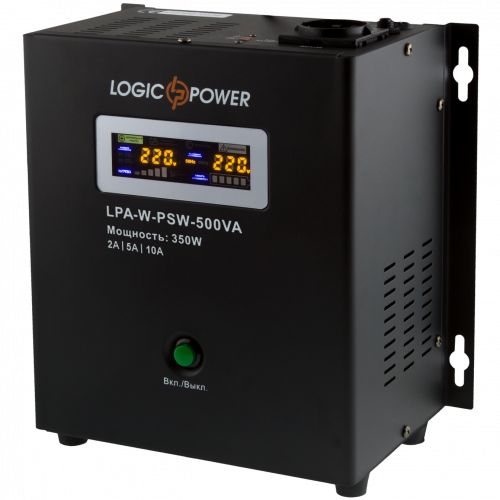 ИБП LogicPower LPA-W-PSW-500VA 2A/5A/10A - фото 1