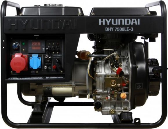 Генератор дизельний HYUNDAI DHY 7500LE-3 - фото 2