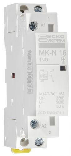 Модульний пускач Аско MK-N 1P 16A 1NO - фото 4