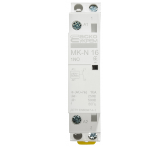 Модульный пускатель Аско MK-N 1P 16A 1NO (A0040030020)