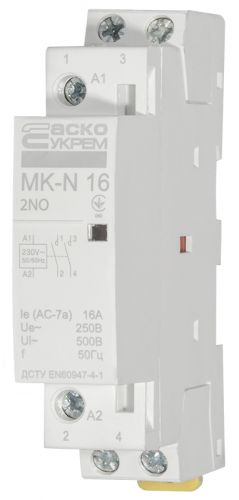 Модульний пускач Аско MK-N 2P 16A 2NO - фото 3