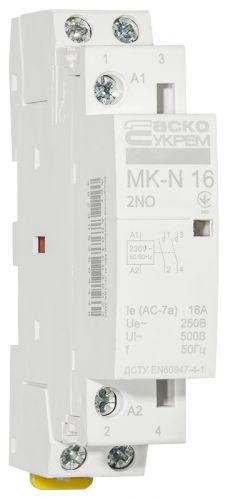 Модульний пускач Аско MK-N 2P 16A 2NO - фото 2