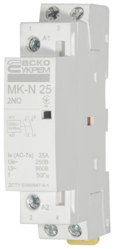 Модульный пускатель Аско MK-N 2P 25A 2NO (A0040030025) - фото 3