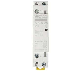 Модульный пускатель Аско MK-N 2P 25A 2NO (A0040030025)