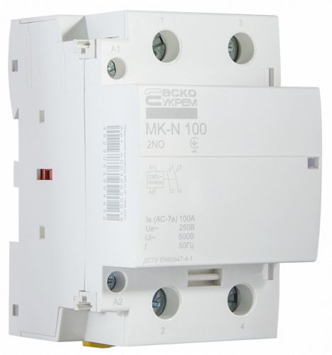 Модульный пускатель Аско MK-N 2P 100A 2NO (A0040030038) - фото 4