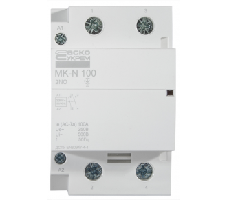 Модульний пускач Аско MK-N 2P 100A 2NO