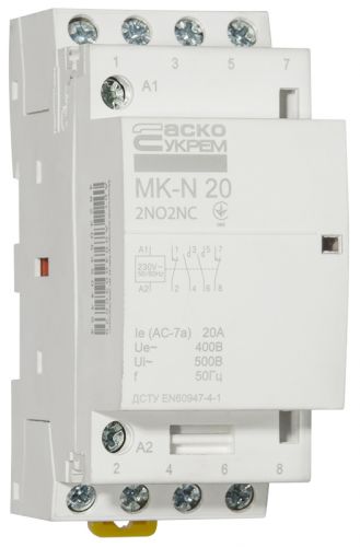 Модульний пускач Аско MK-N 4P 20A 2NO2NC - фото 3