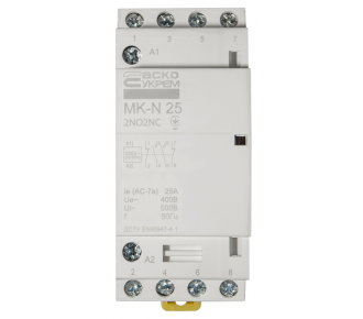 Модульний пускач Аско MK-N 4P 25A 2NO2NC