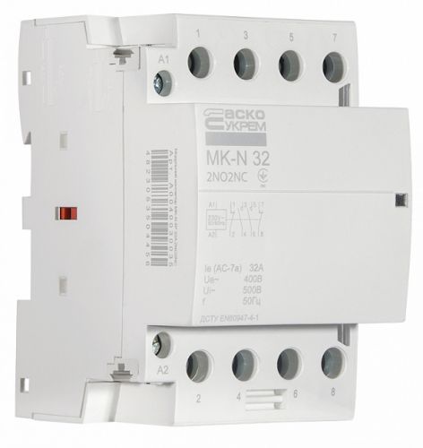 Модульный пускатель Аско MK-N 4P 32A 2NO2NC (A0040030035) - фото 3