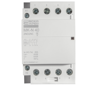 Модульний пускач Аско MK-N 4P 40A 2NO2NC