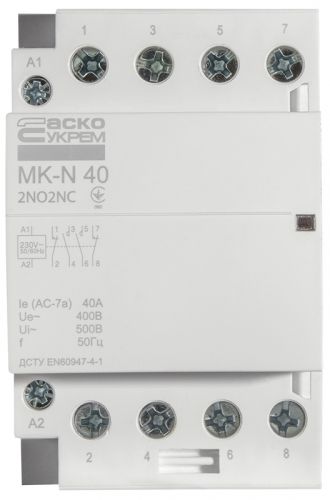 Модульний пускач Аско MK-N 4P 40A 2NO2NC - фото 1