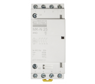 Модульный пускатель Аско MK-N 4P 25A 4NO (A0040030027)
