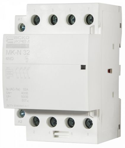 Модульный пускатель Аско MK-N 4P 32A 4NO (A0040030032) - фото 2