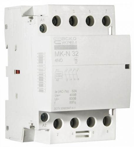 Модульный пускатель Аско MK-N 4P 32A 4NO (A0040030032) - фото 3