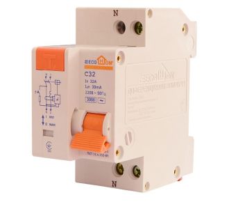Выключатель дифференциального тока Аско ПЗВ ECOНОМЕ 2p 40A/30мА (ECO020010004)