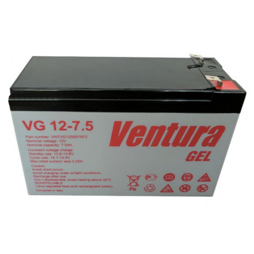 Аккумуляторная батарея Ventura VG 12-7,5 Gel - фото 1
